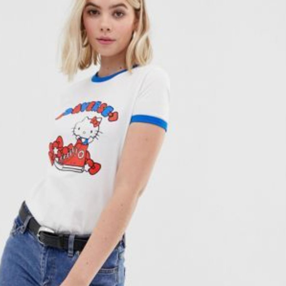 hello kitty converse t shirt short sleeve